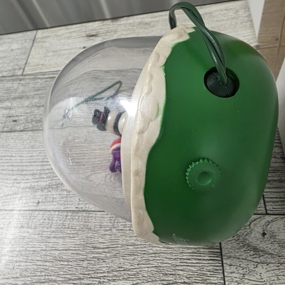 Vintage Barney Snow Globe Ornament - Picture 4 of 4